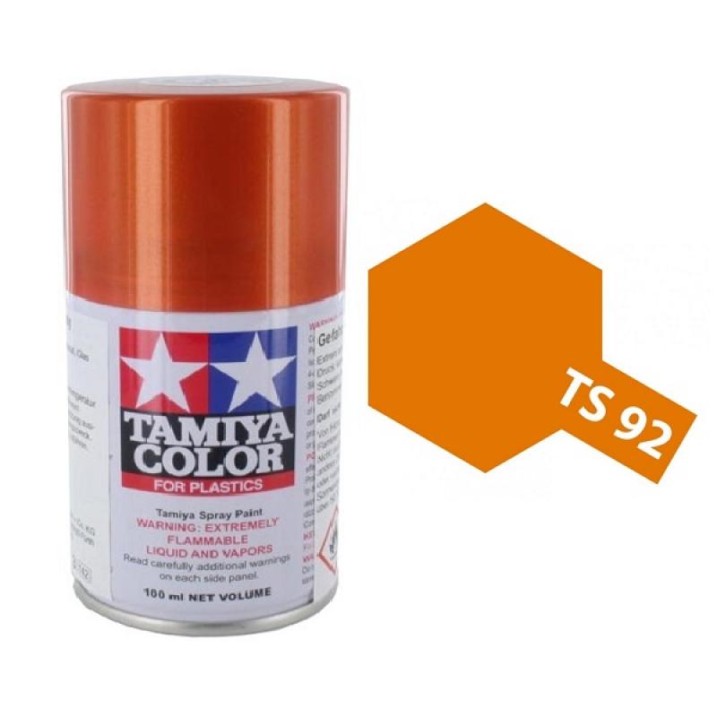 Tamiya Metallic Orange Paint Spray TS-92