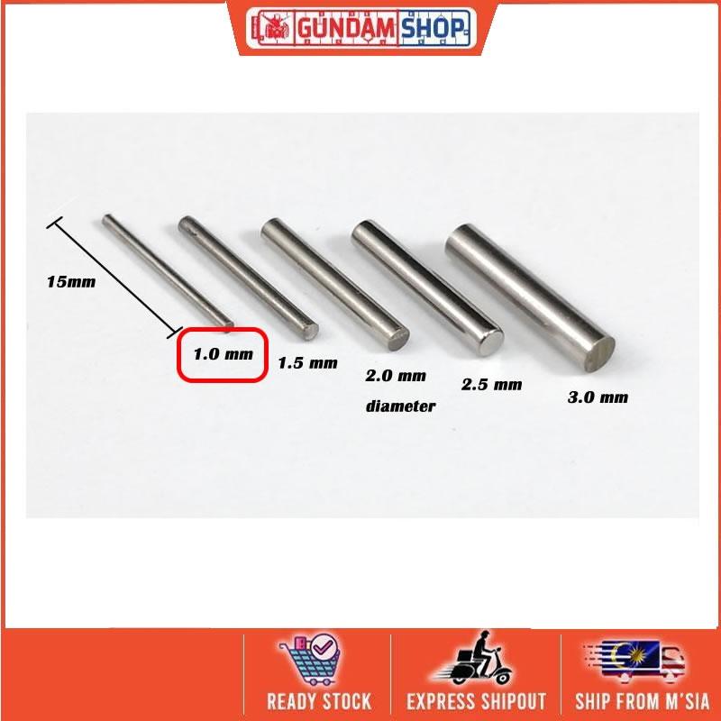 [Metal Part] Stainless Steel Customize pile piling, hydraulic pipe - 1.0 mm (30 units)