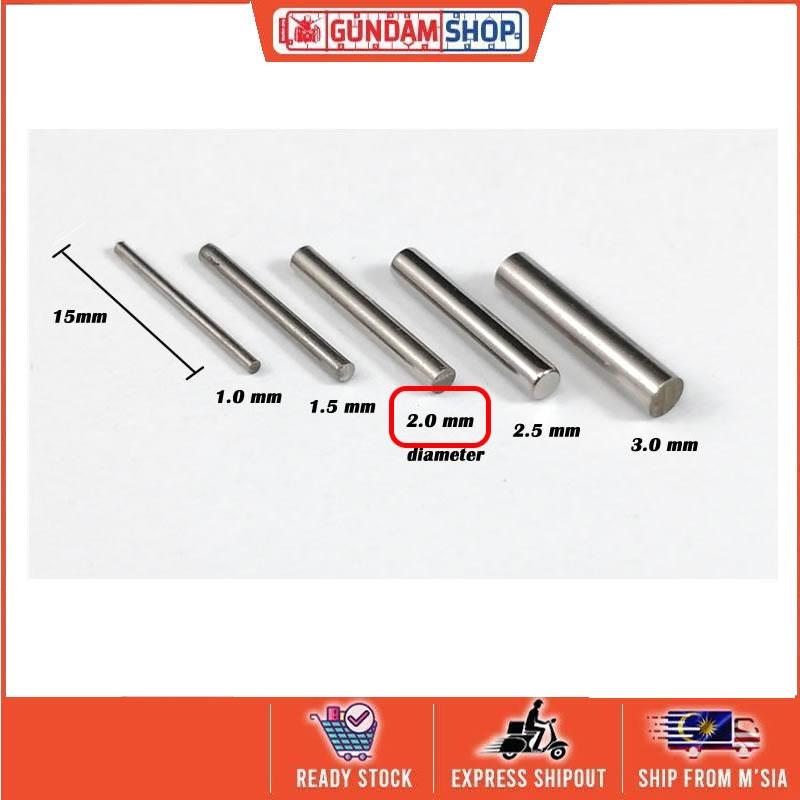 [Metal Part] Stainless Steel Customize pile piling, hydraulic pipe - 2.0 mm (30 units)