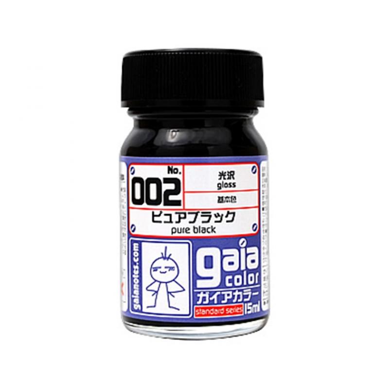 [Gaianotes] Gaia Color No.002 Gloss Pure Black (15ml)