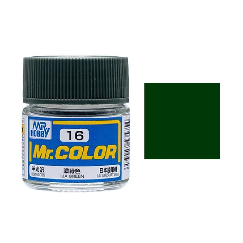 Mr. Hobby-Mr. Color-C016 IJA Green Semi-Gloss (10ml)