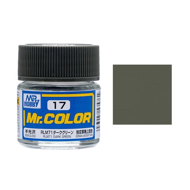 Mr. Hobby-Mr. Color-C017 RLM71 Dark Green Semi-Gloss (10ml)