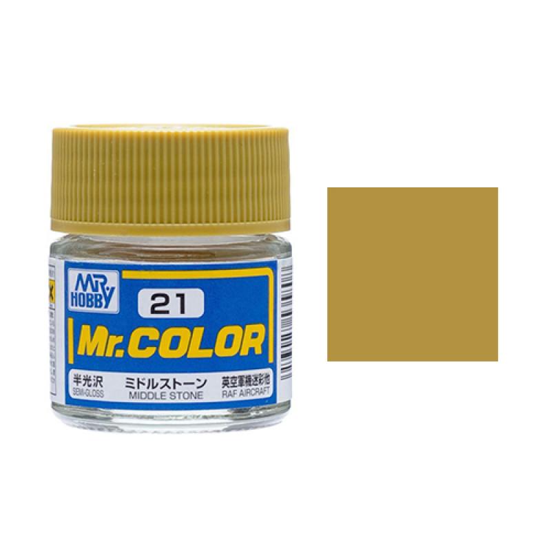 Mr. Hobby-Mr. Color-C021 Middle Stone Semi-Gloss (10ml)