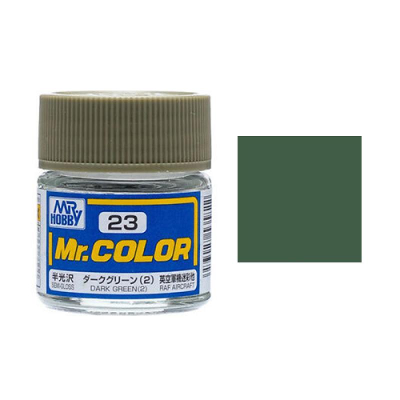 Mr. Hobby-Mr. Color-C023 Dark Green (2) Semi-Gloss (10ml)
