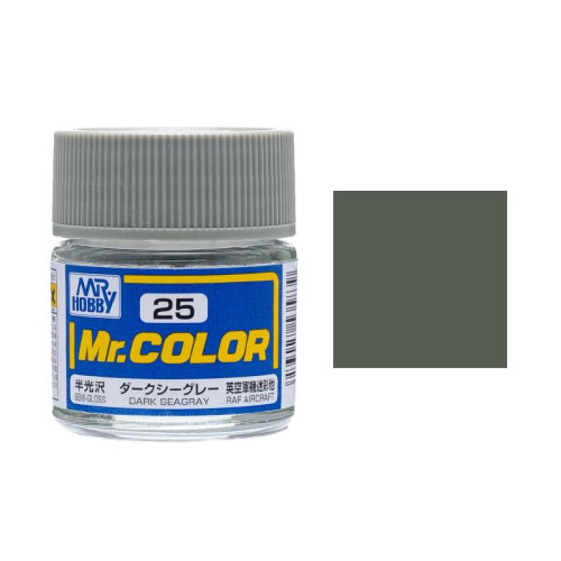 Mr. Hobby-Mr. Color-C025 Dark Sea Gray Semi-Gloss (10ml)