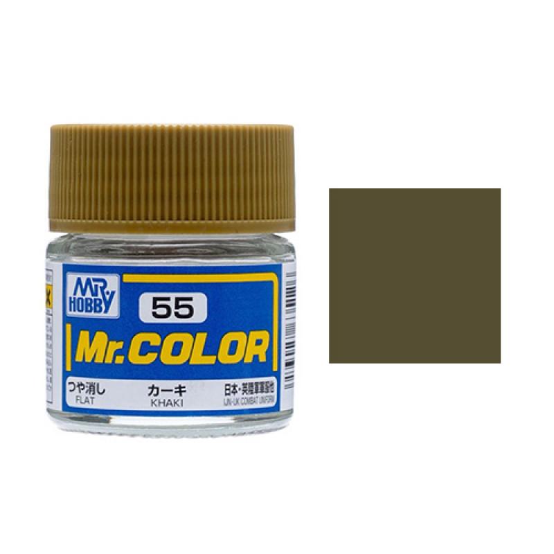 Mr. Hobby-Mr. Color-C055 Khaki Flat (10ml)