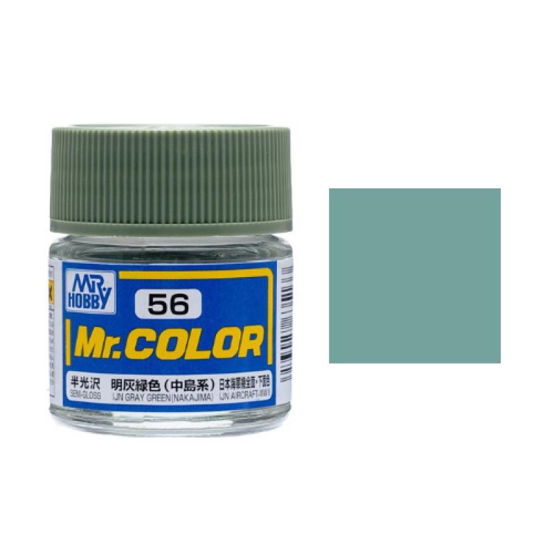 Mr. Hobby-Mr. Color-C056 IJN Gray Green (Nakajima) Semi-Gloss (10ml)