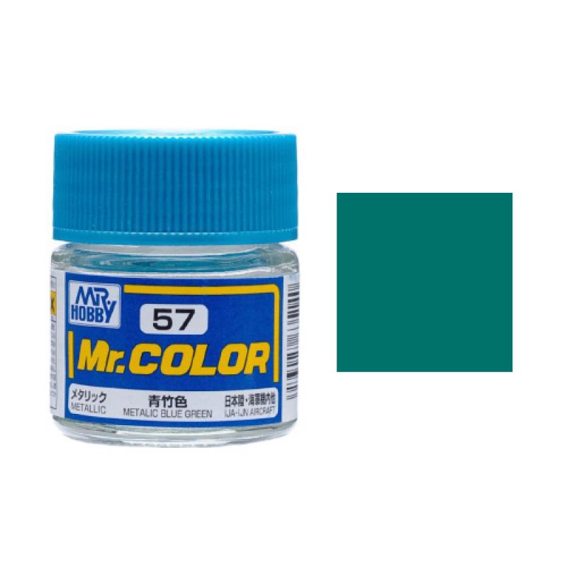 Mr. Hobby-Mr. Color-C057 Metallic Blue Green (10ml)
