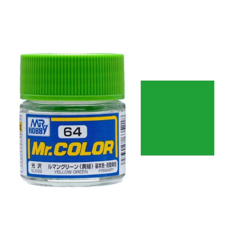 Mr. Hobby-Mr. Color-C064 Yellow Green Gloss (10ml)