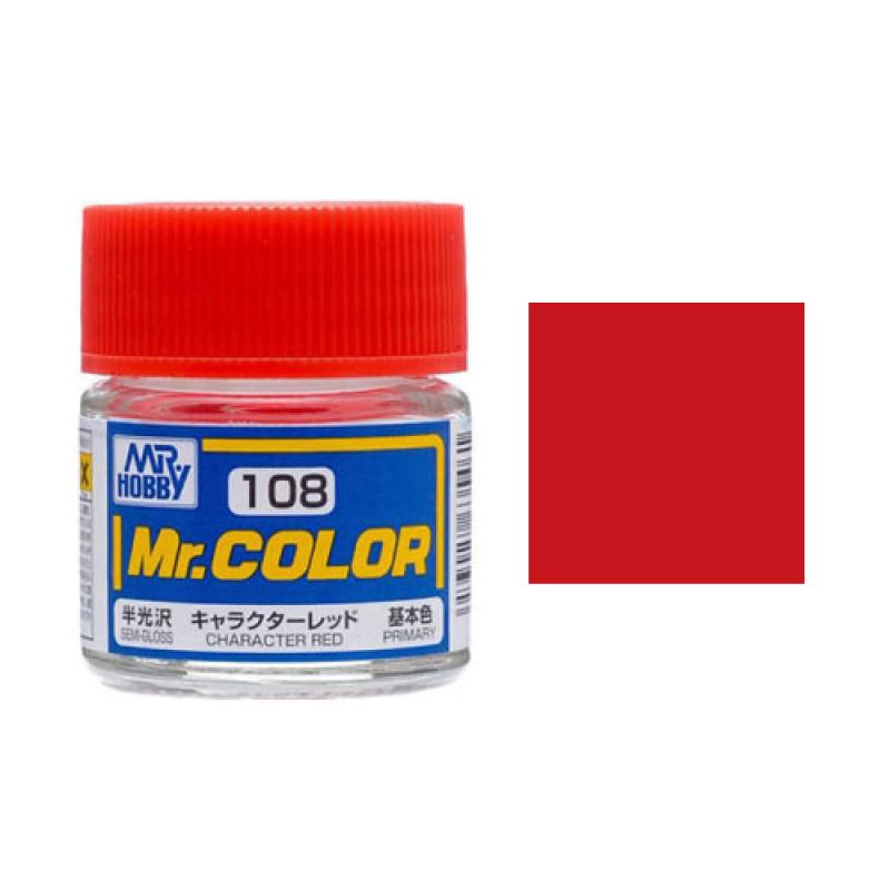 Mr. Hobby-Mr. Color-C108 Character Red Semi-Gloss (10ml)