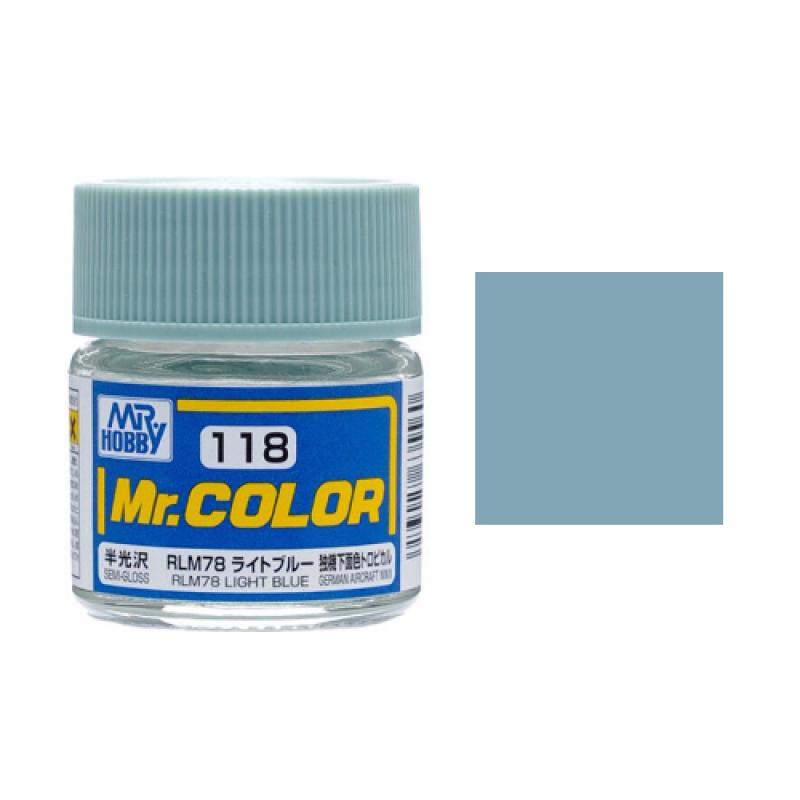 Mr. Hobby-Mr. Color-C118 RLM78 Light Blue Semi-Gloss (10ml)