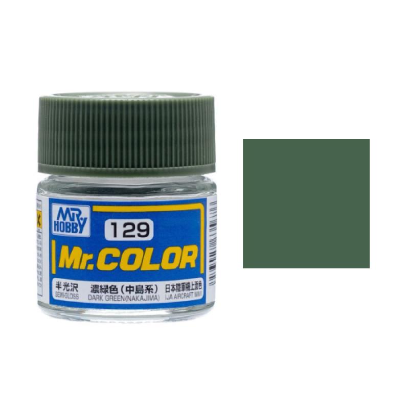 Mr. Hobby-Mr. Color-C129 Dark Green (Nakajima) Semi-Gloss (10ml)