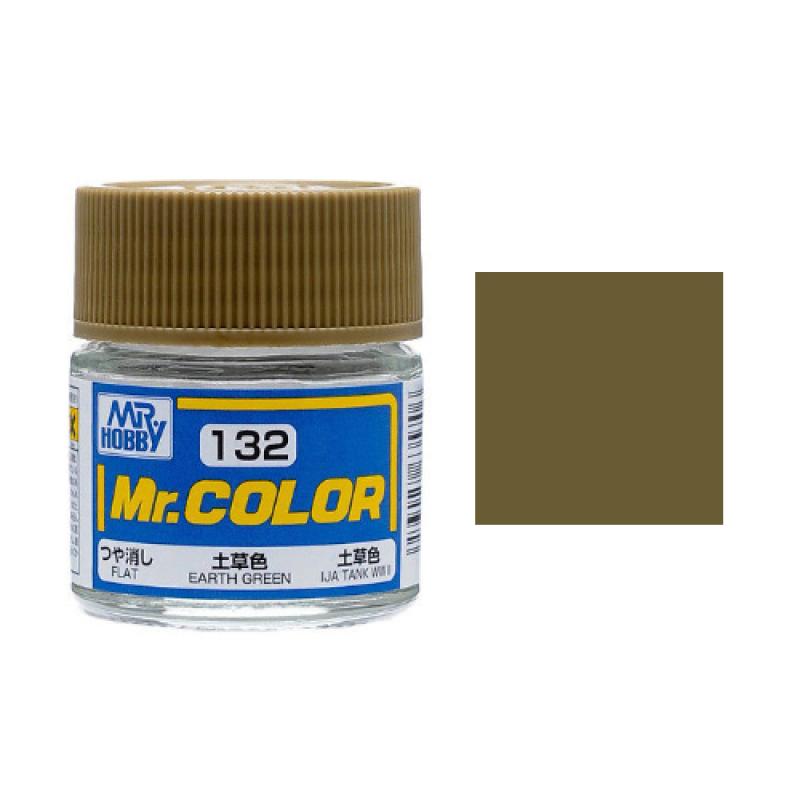 Mr. Hobby-Mr. Color-C132 Earth Green Flat (10ml)