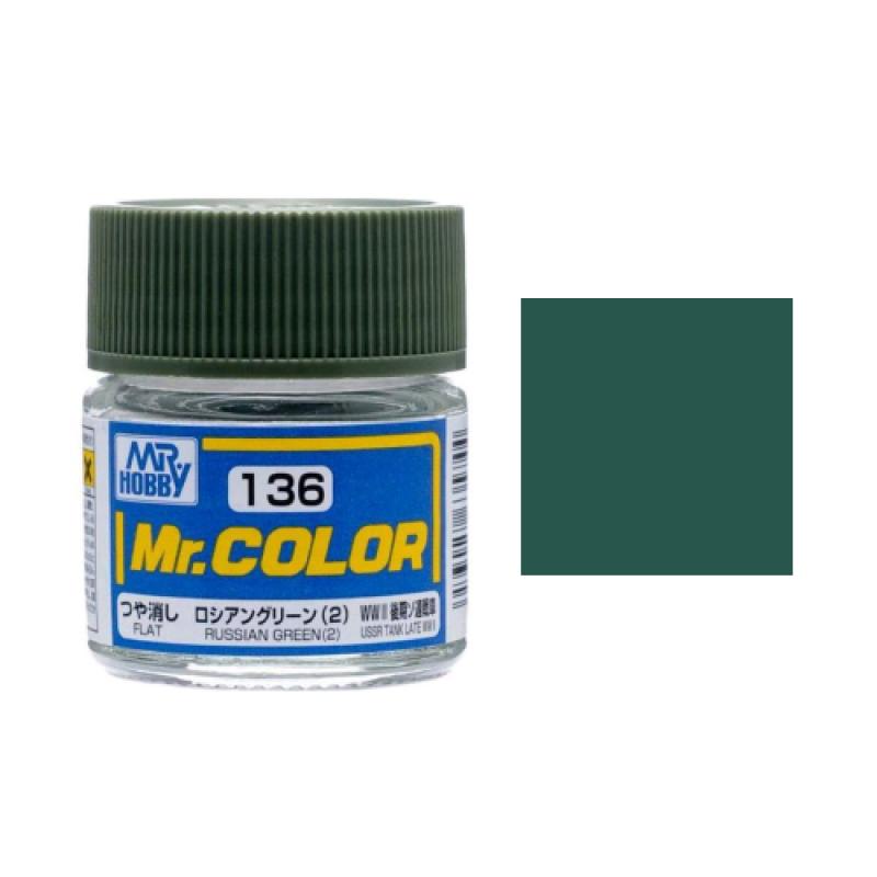 Mr. Hobby-Mr. Color-C136 Russian Green (2) Flat (10ml)