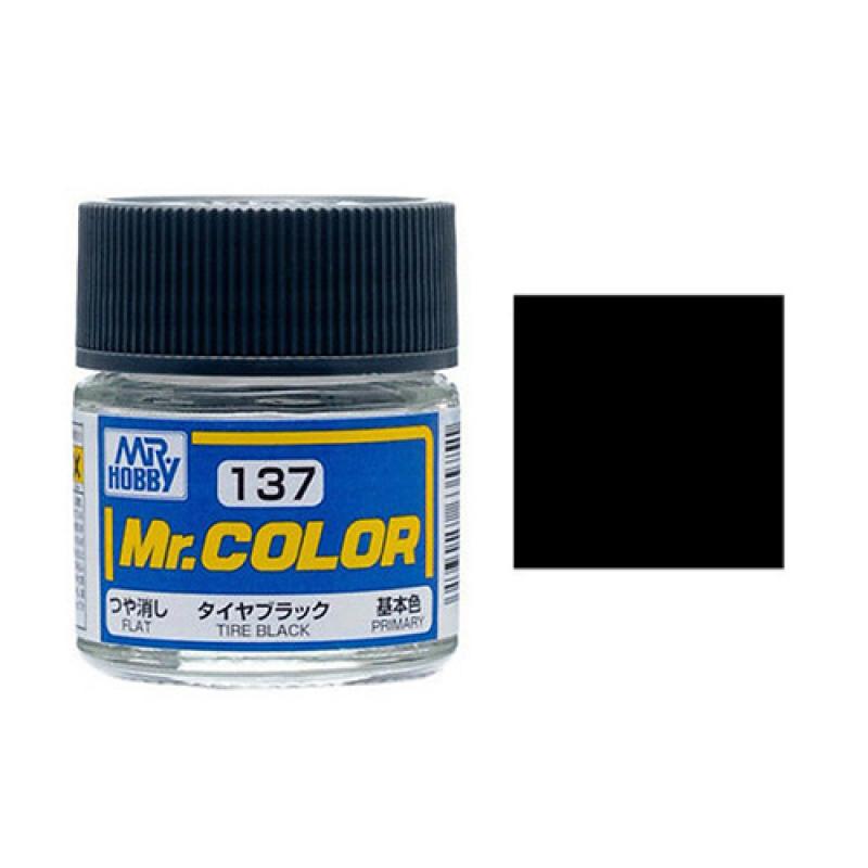Mr. Hobby-Mr. Color-C137 Tire Black Flat (10ml)