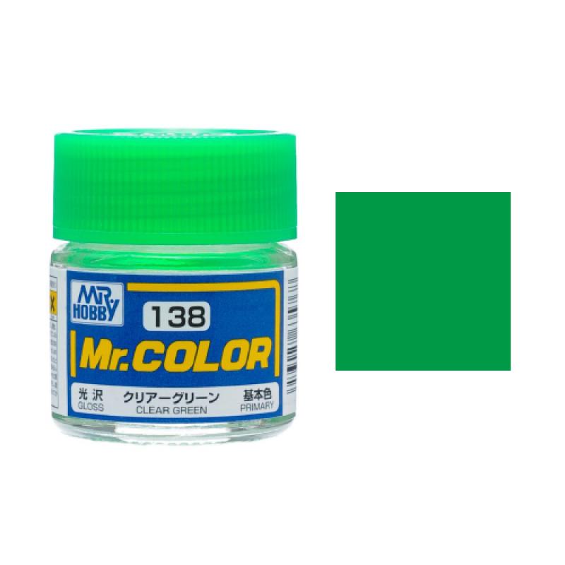 Mr. Hobby-Mr. Color-C138 Clear Green Gloss (10ml)