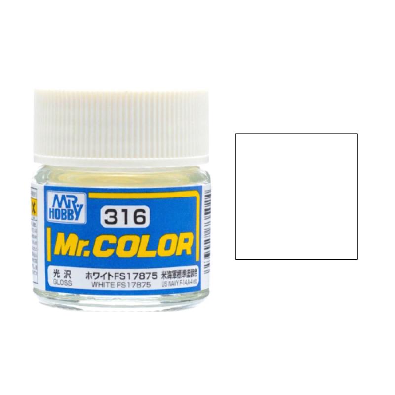 Mr. Hobby-Mr. Color-C316 White FS17875 Gloss (10ml)