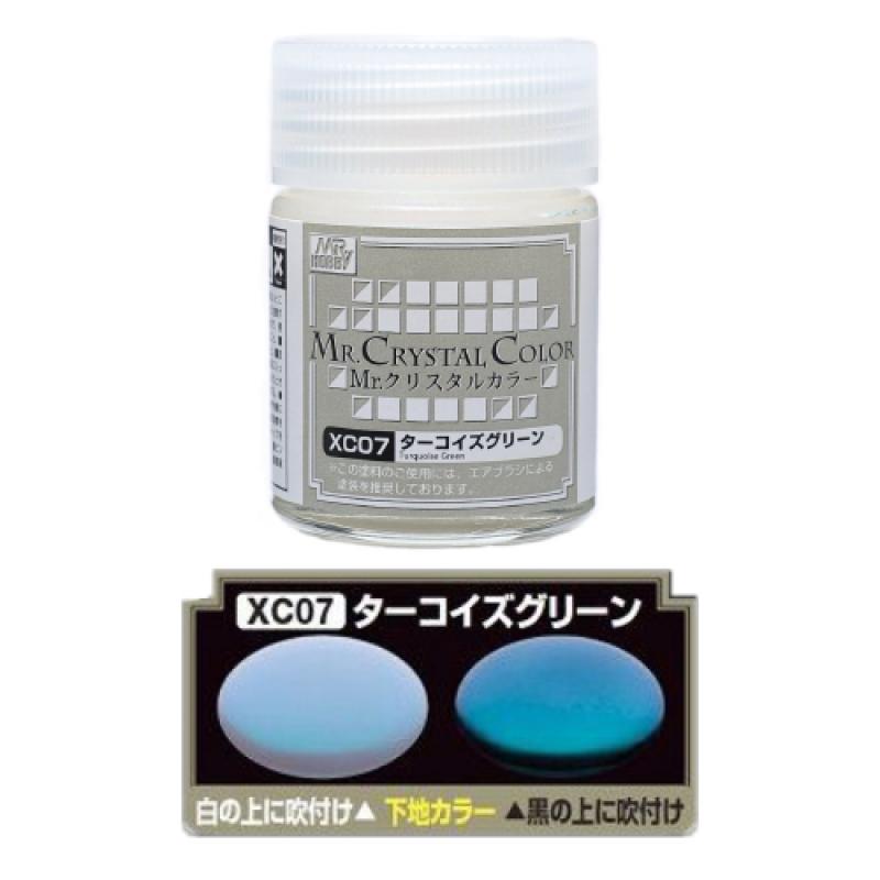 Mr. Hobby-MR.CRYSTAL COLOR-XC07 Turquoise Green (18ml)
