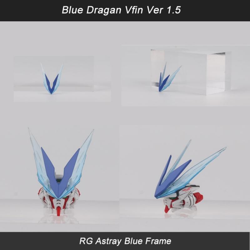 [Da Lin] Dragon VFin for  HG/RG Astray Blue Frame - Ver 1.5