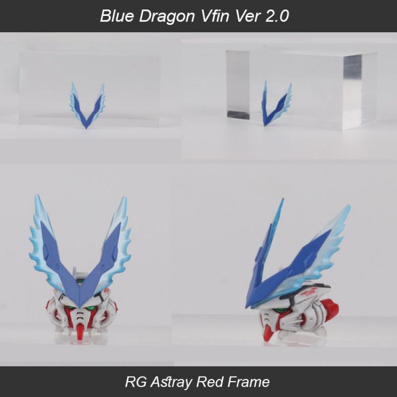[Da Lin] Dragon VFin for  HG/RG Astray Blue Frame - Ver 2.0