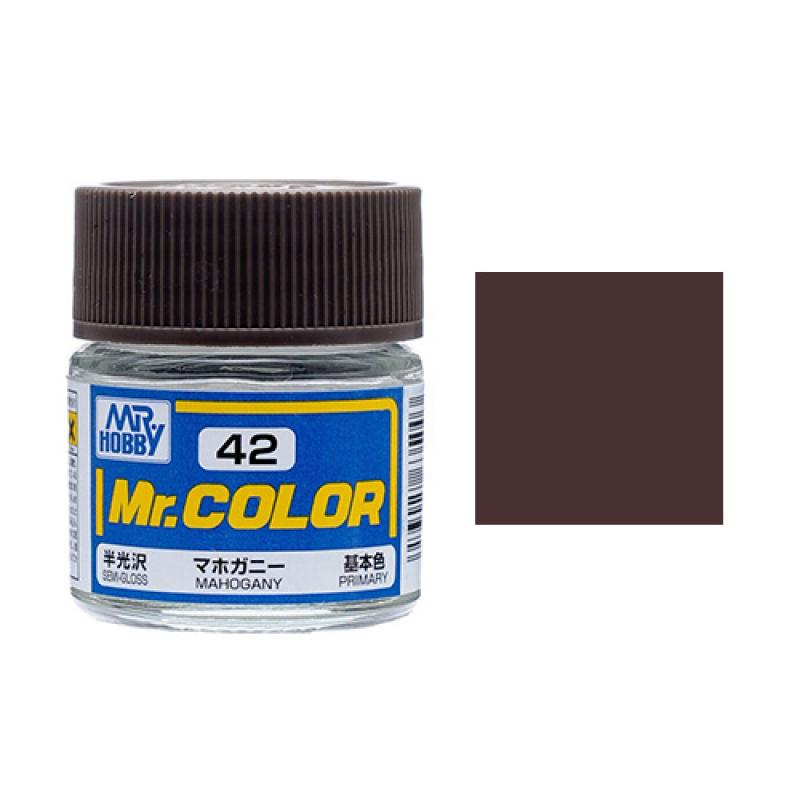 Mr. Hobby-Mr. Color-C042 Mahogany Semi-Gloss (10ml)