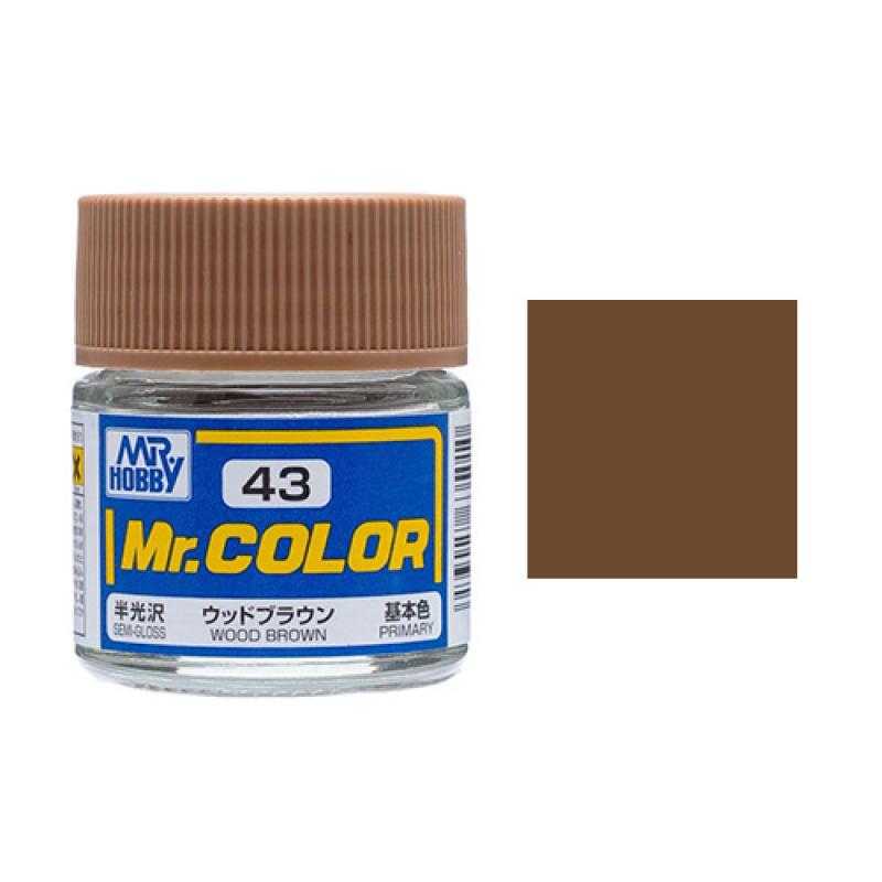 Mr. Hobby-Mr. Color-C043 Wood Brown Semi-Gloss (10ml)
