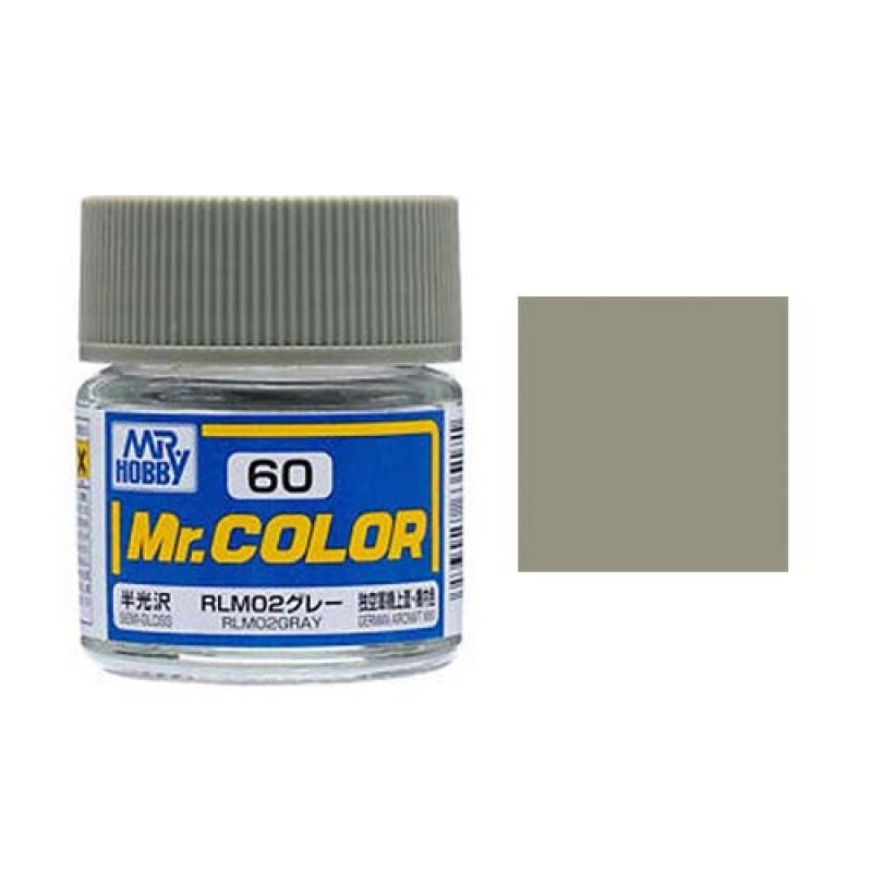 Mr. Hobby-Mr. Color-C060 RLM02Gray Semi-Gloss (10ml)