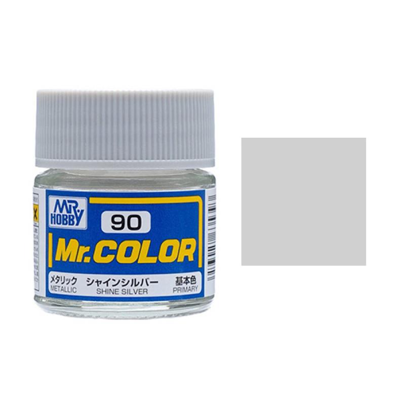 Mr. Hobby-Mr. Color-C90 Shine Silver Metallic (10ml)