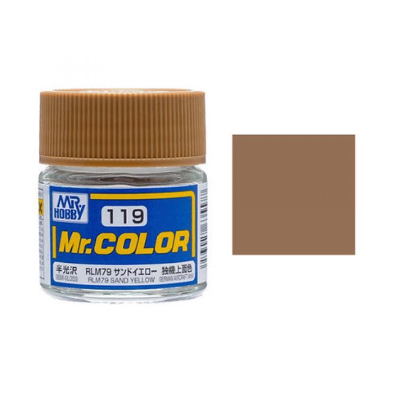 Mr. Hobby-Mr. Color-C119 RLM79 Sand Yellow Semi-Gloss (10ml)