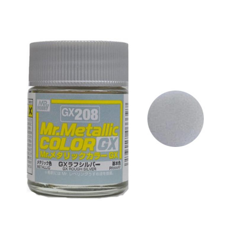 Mr. Hobby-Mr. Color-GX208 Metal Rough Silver (18ml)