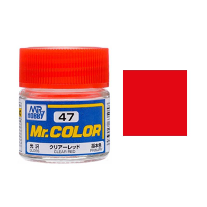 Mr. Hobby-Mr. Color-C047 Clear Red Gloss (10ml)