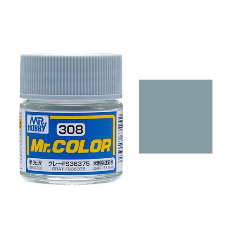Mr. Hobby-Mr. Color-C308 Gray FS36375 Semi-Gloss (10ml)