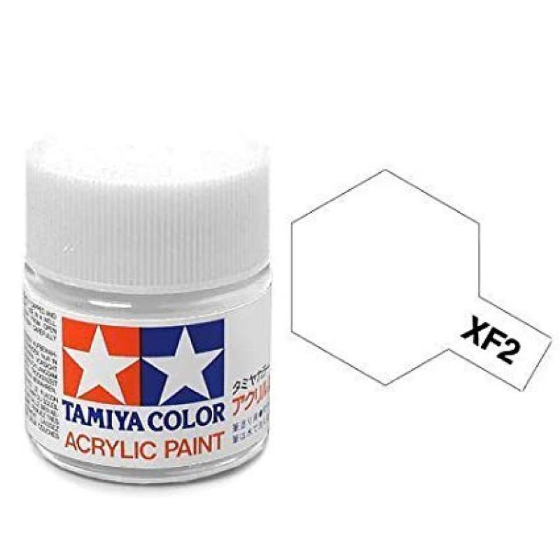Tamiya Color Acrylic Paint XF-2 Flat White (10ml)
