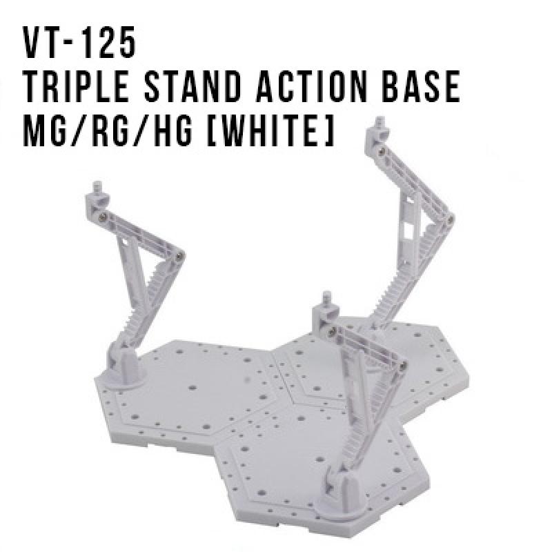 [Third Party] Triple Stand Action Base MG/RG/HG (White)