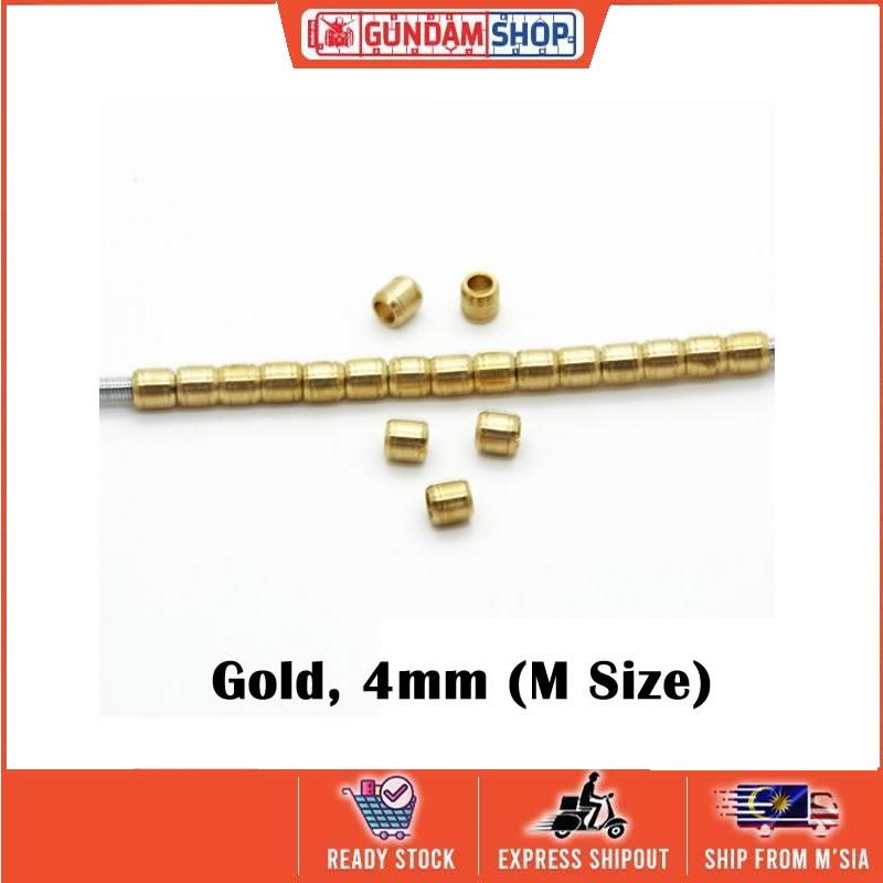 [Metal Part] Energy Cable Tubes Pipes (M Size, 4mm, Gold)