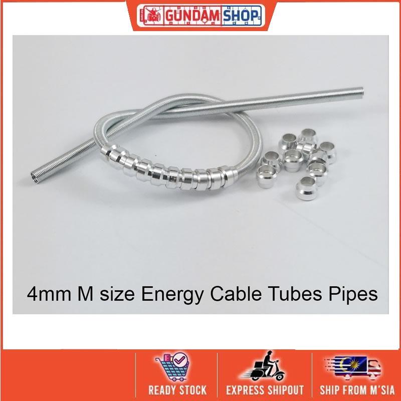 [Metal Part] Energy Cable Tubes Pipes Seamless Type (M Size, 4mm)