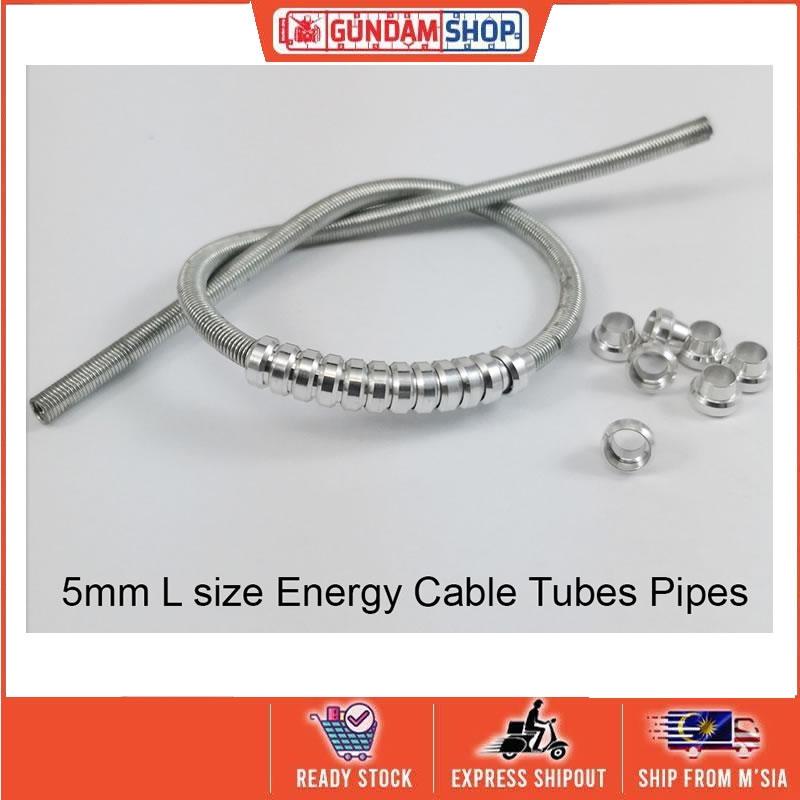 [Metal Part] Energy Cable Tubes Pipes Seamless Type (L Size, 5mm)
