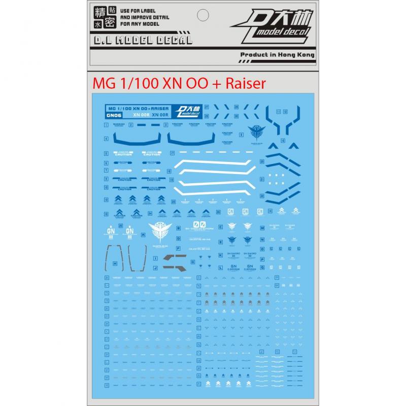 [Da Lin] Water Decal for MG 1/100 XN OO + Raiser
