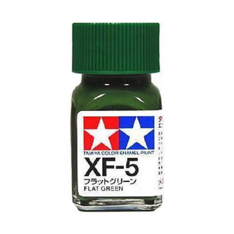 Tamiya Color Enamel Paint XF-5 Flat Green (10ML)
