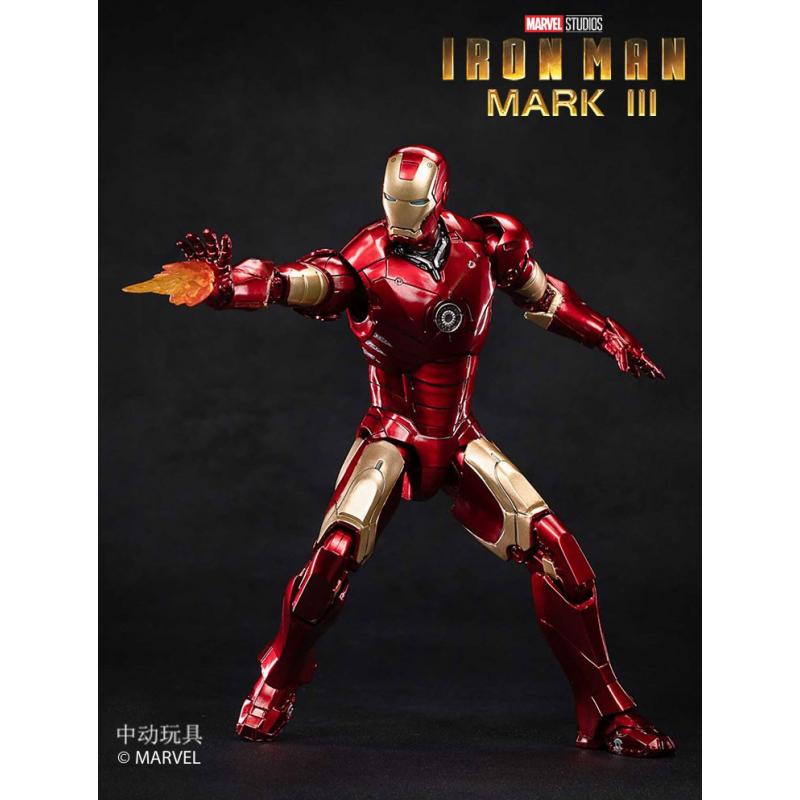 ZD Iron Man MK III 3 - comes with Tamashii Base and LED