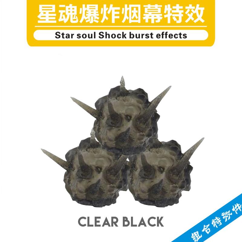 Star Soul Shock Burst Effects For Modelling Kits (Clear Black)