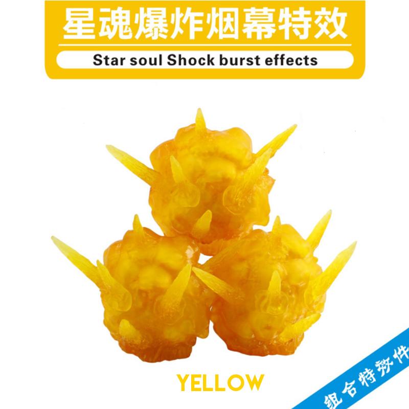 Star Soul Shock Burst Effects For Modelling Kits (Yellow)