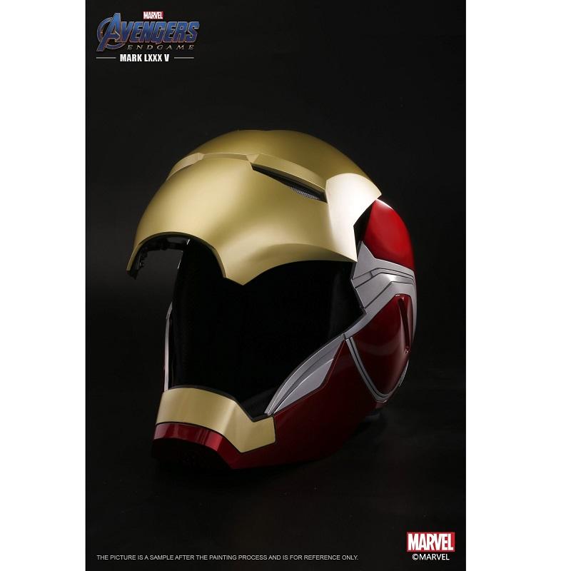 Emodel Morstorm - 1:1 scale Iron Man MARK 85 wearable Helmet with Bluetooth Speaker Base
