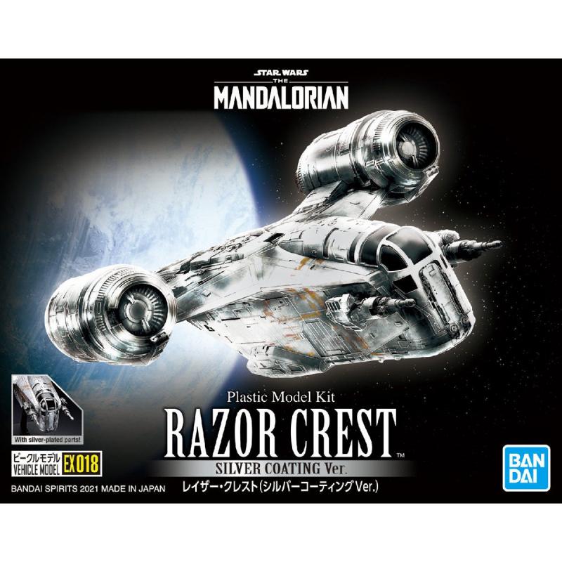 [Star Wars] EX018 Vehicle Model The Mandalorian Razor Crest - Silver [Metallic Coating Ver.]