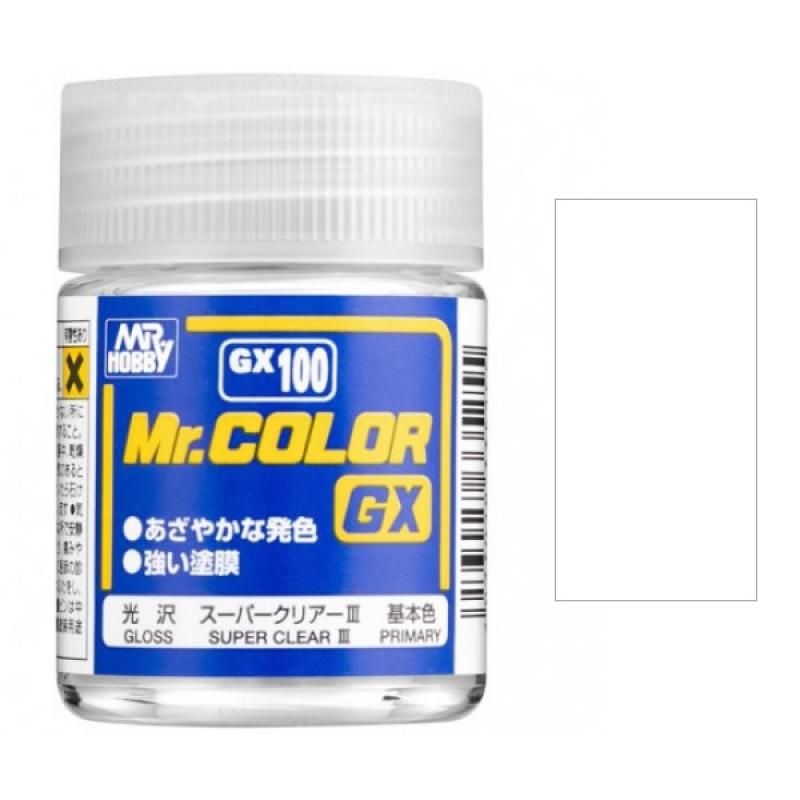 Mr. Hobby Mr. Color GX100 Super Clear 3 - 18ml