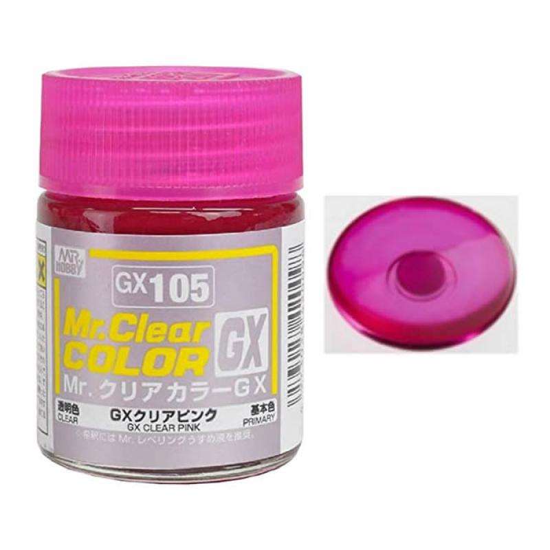 Mr. Hobby Mr. Clear Color Paint GX105 Clear Pink- 18ml