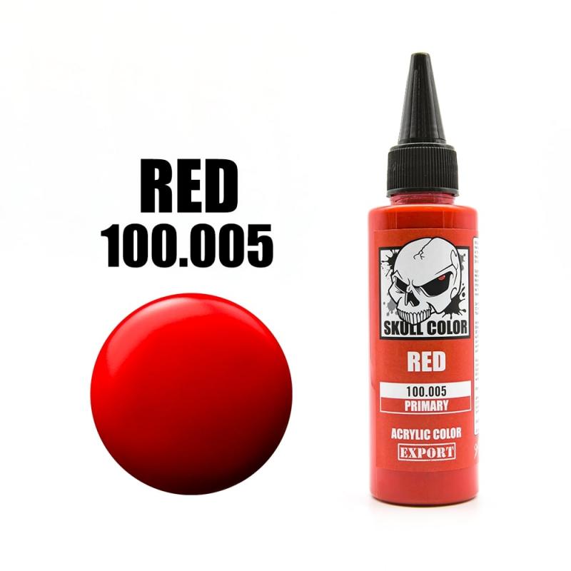 005 Skull Color PRIMARY Color Red 60 ml