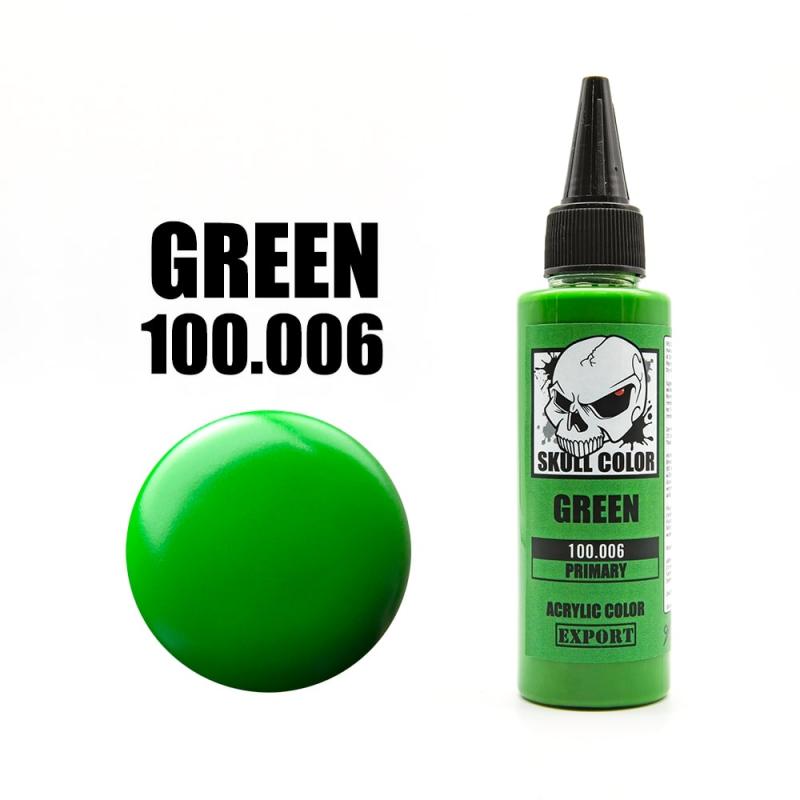 006 Skull Color PRIMARY Color Green 60 ml