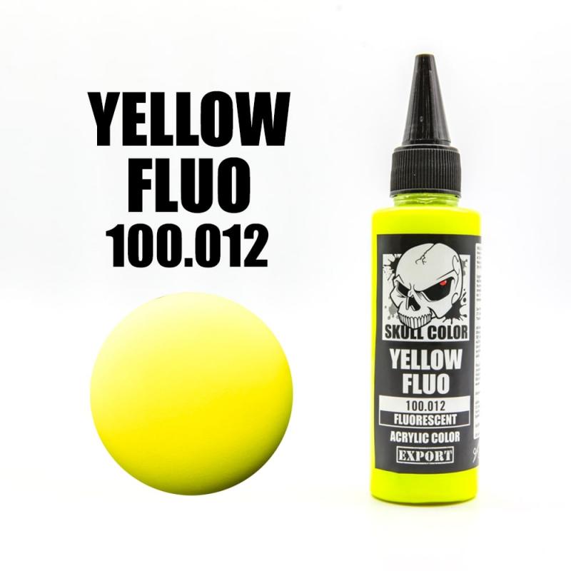 012 Skull Color FLUORESCENT Yellow 60 ml