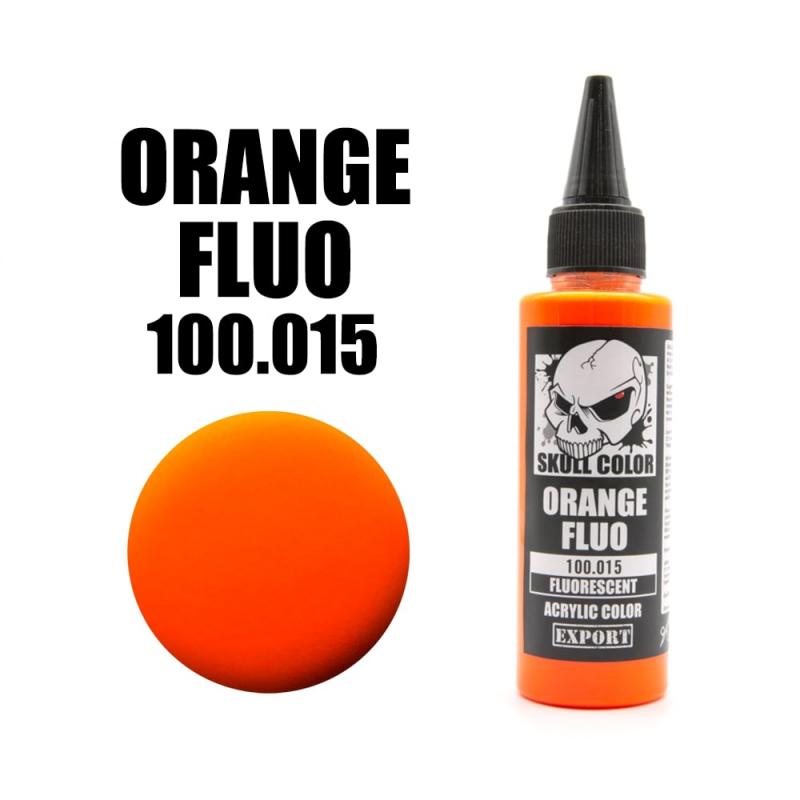 015 Skull Color FLUORESCENT Orange 60 ml